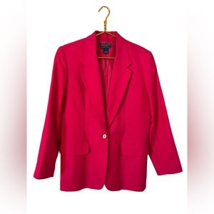 Charter Club‎ Pink Linen Blend Blazer, Woman’s Size 8 petite